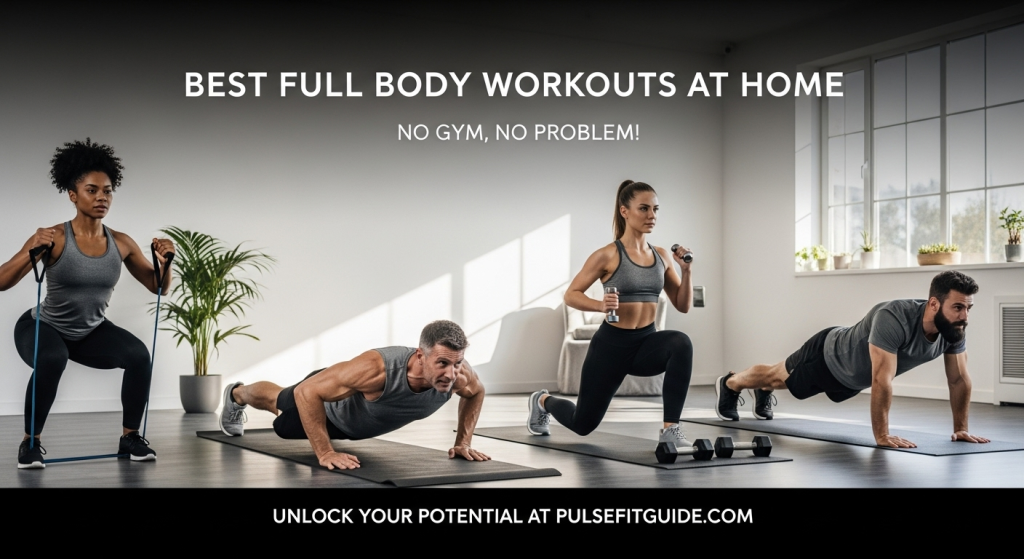 10 Best Full Body Workouts At Home For Total Fitness Home workout