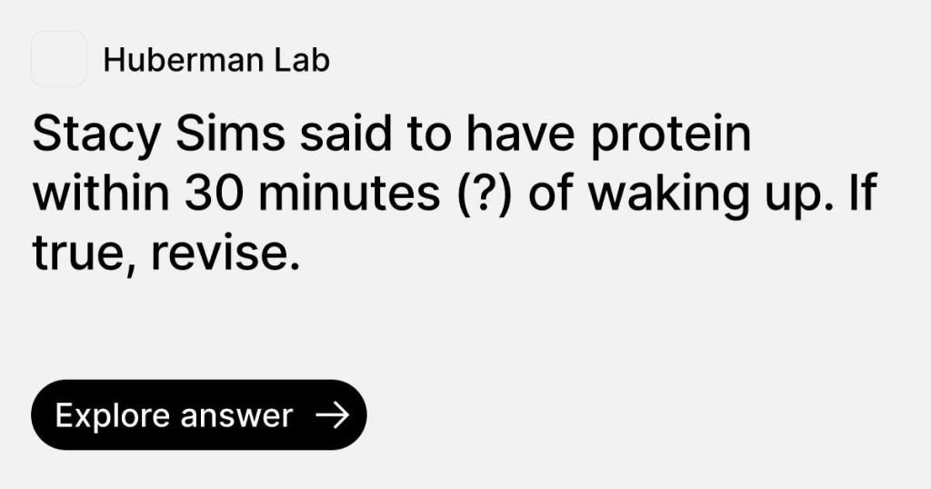 Why Eat Protein Within 30 Minutes Of Waking: Key Benefits