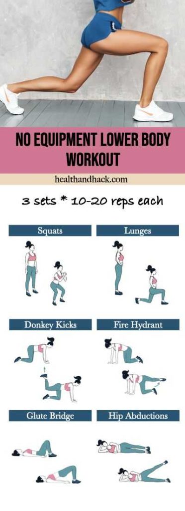 Best No Equipment Workout For Legs For Stronger Legs