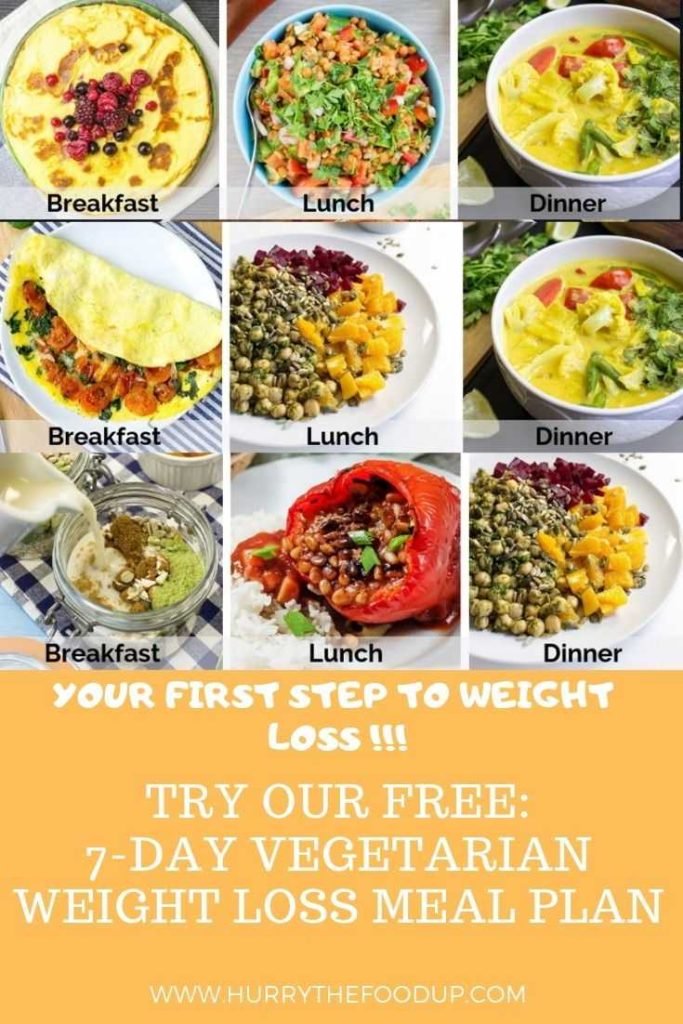 Easy Vegetarian Meal Plan For Weight Loss Tips