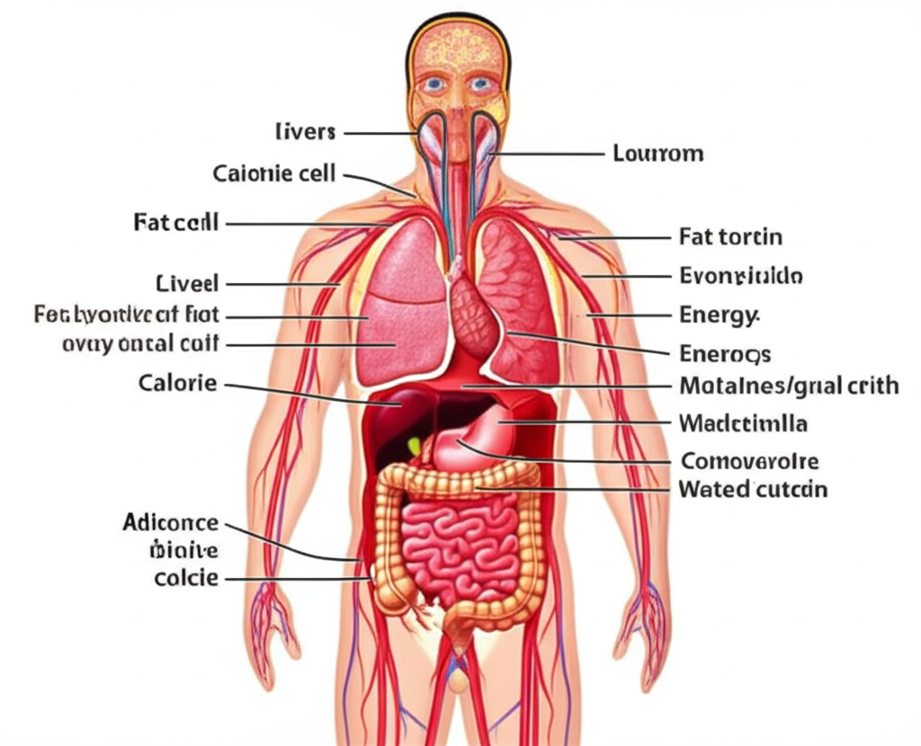 Generate a high-quality, relevant image prompt for an article about: How Weight Loss Works In The Bo