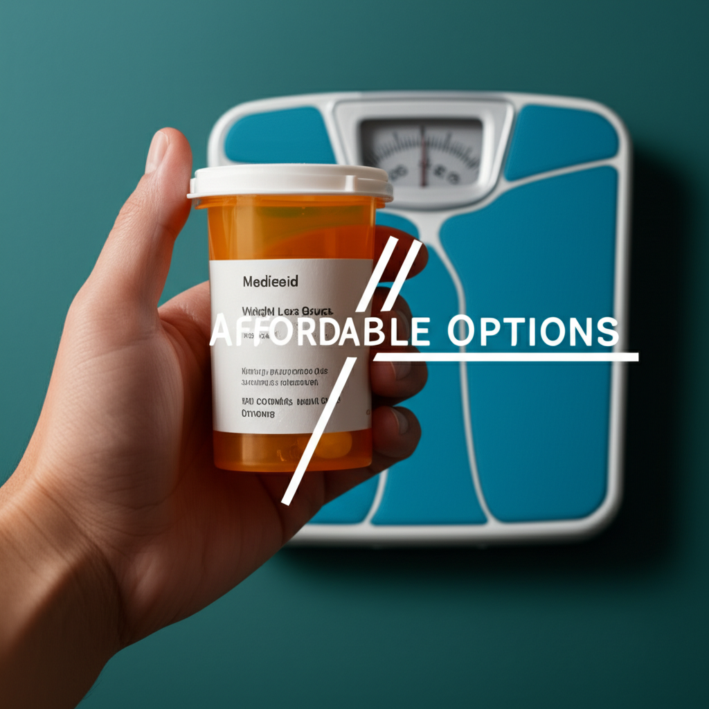 Generate a high-quality, relevant image prompt for an article about: Medicaid Weight Loss Drugs: Aff