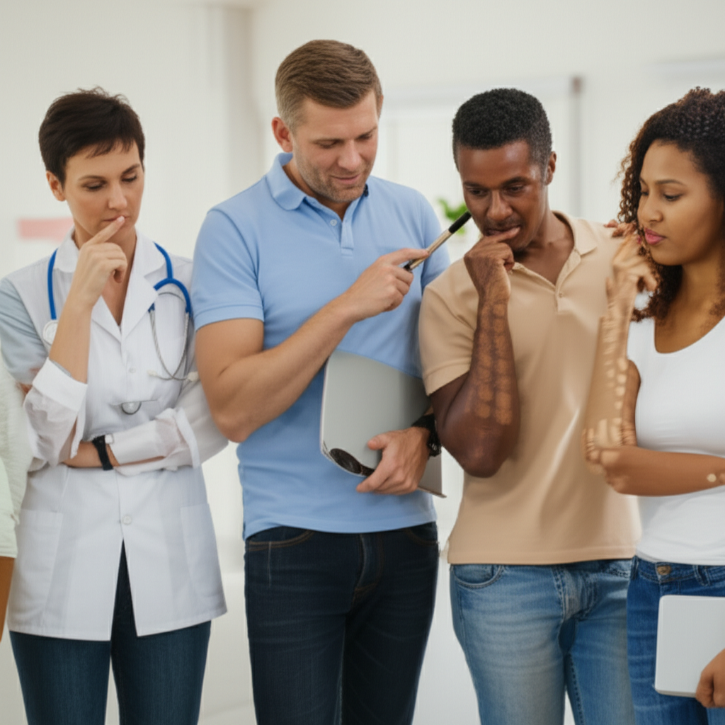 Generate a high-quality, relevant image prompt for an article about: Who Qualifies For Weight Loss M