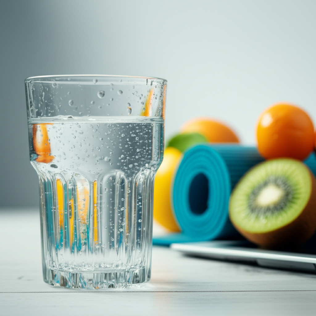 Generate a high-quality, relevant image prompt for an article about: How Much Water Should I Drink F