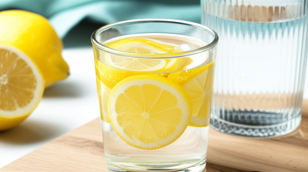 Generate a high-quality, relevant image prompt for an article about: Does Lemon Water Burn Belly Fat