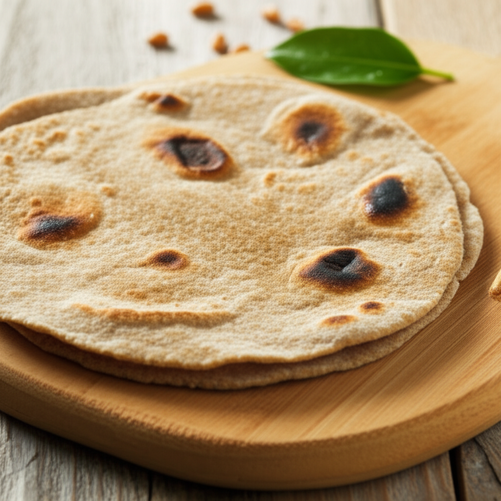 Generate a high-quality, relevant image prompt for an article about: Is Roti Good For Weight Loss: E