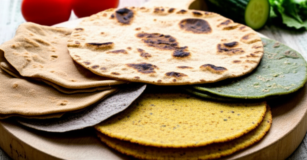 Generate a high-quality, relevant image prompt for an article about: Is Roti Good For Weight Loss: E