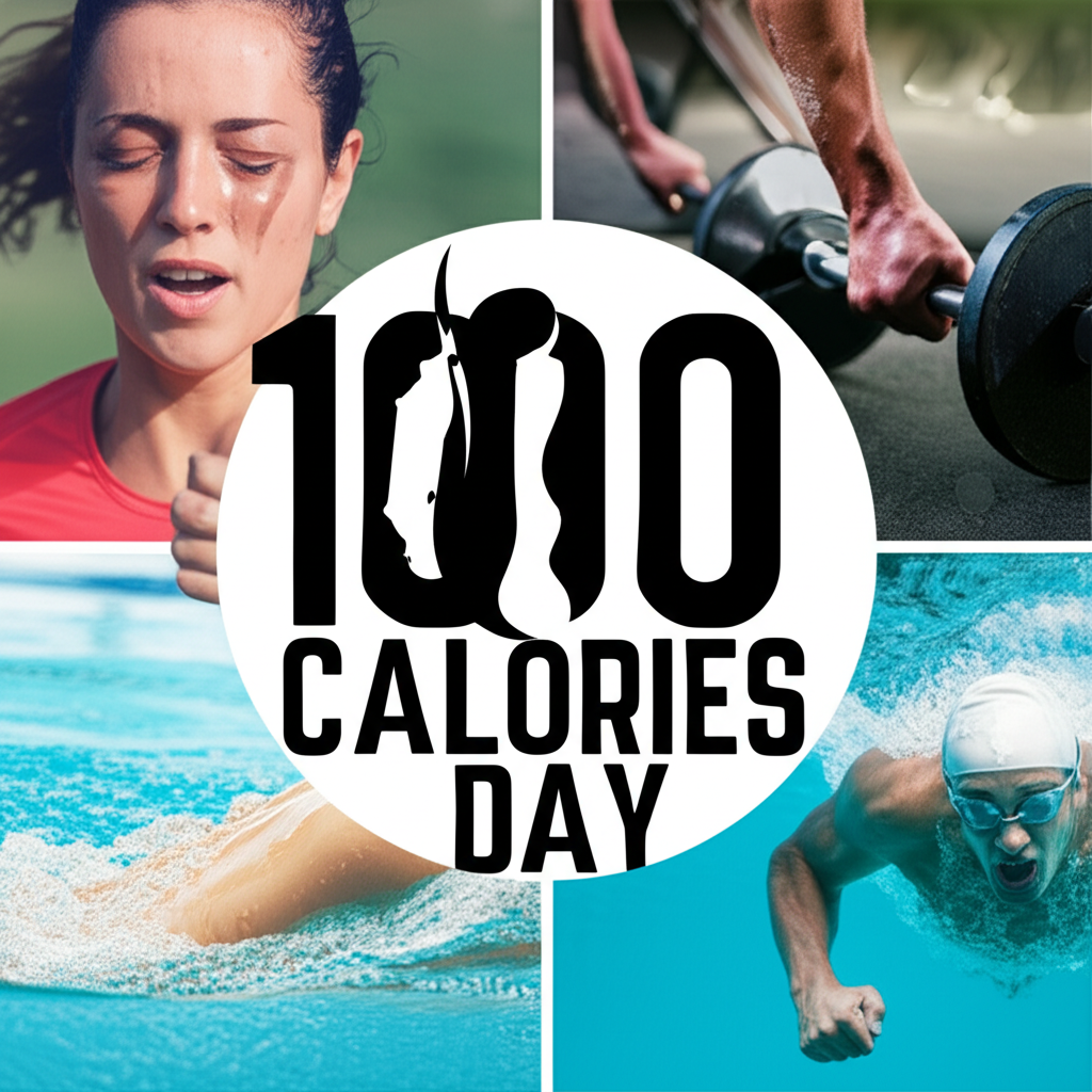 Generate a high-quality, relevant image prompt for an article about: How to Burn 1000 Calories a Day