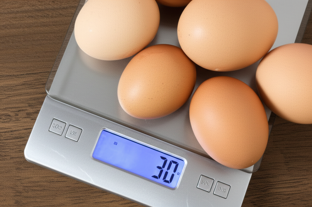 Generate a high-quality, relevant image prompt for an article about: How Many Eggs For 30 Grams Of P