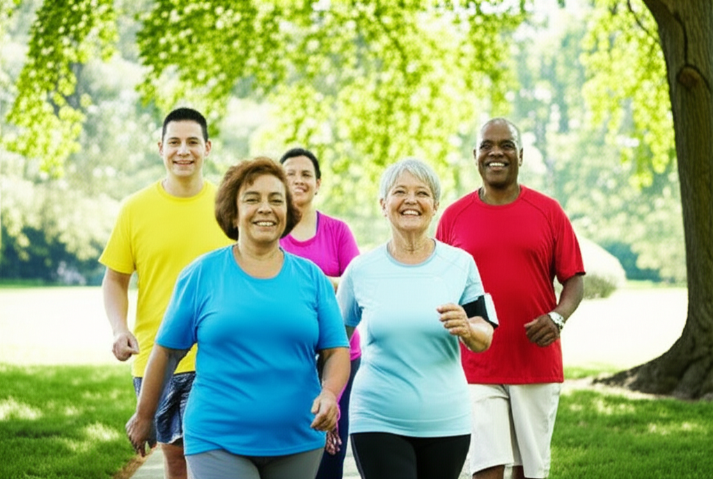 Generate a high-quality, relevant image prompt for an article about: Can Walking Help Lose Weight: P