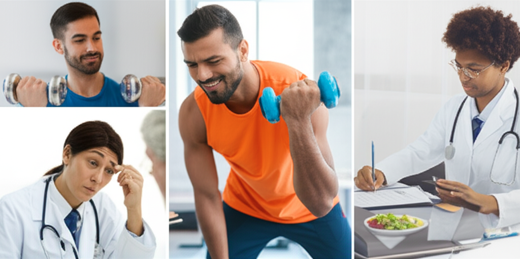Generate a high-quality, relevant image prompt for an article about: Can Men Take Weight Loss Inject