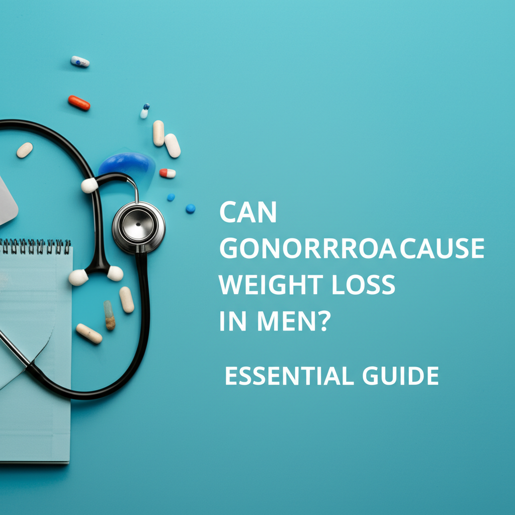 Generate a high-quality, relevant image prompt for an article about: Can Gonorrhea Cause Weight Loss