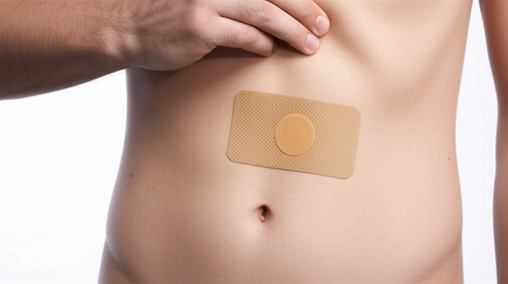 Generate a high-quality, relevant image prompt for an article about: Can Men Use Weight Loss Patches