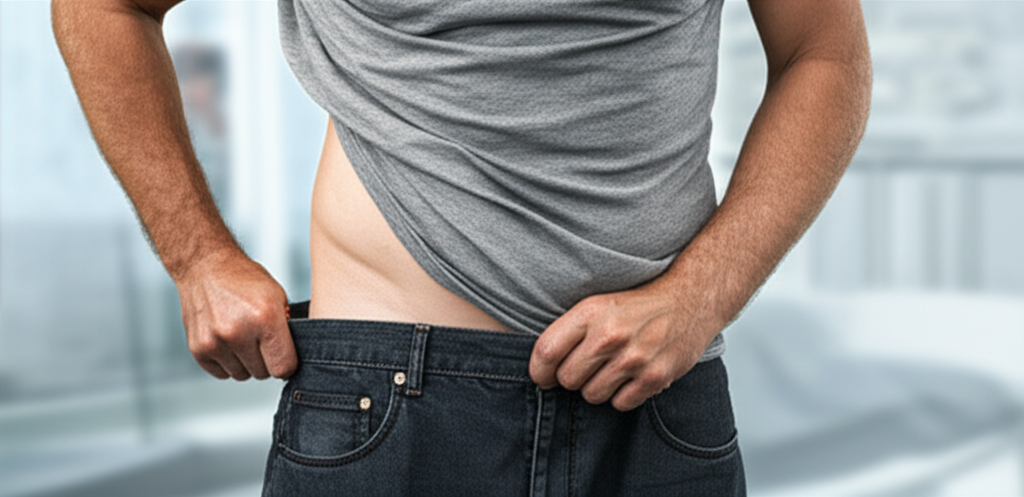 Generate a high-quality, relevant image prompt for an article about: Why Sudden Weight Loss in Men:
