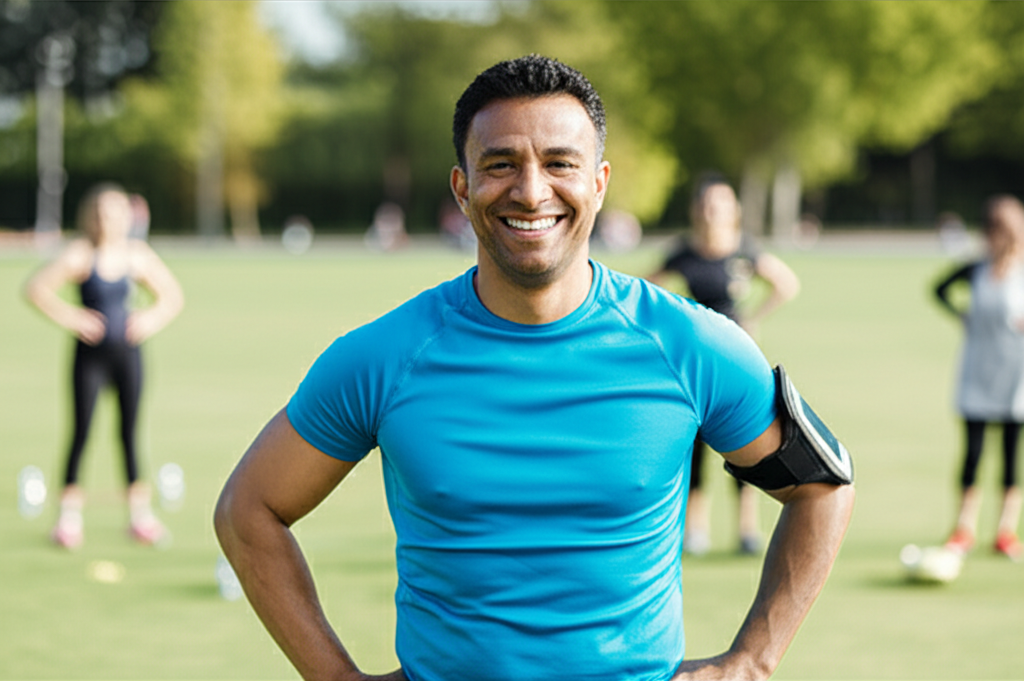 Generate a high-quality, relevant image prompt for an article about: Weight Loss for Men Over 50: Es