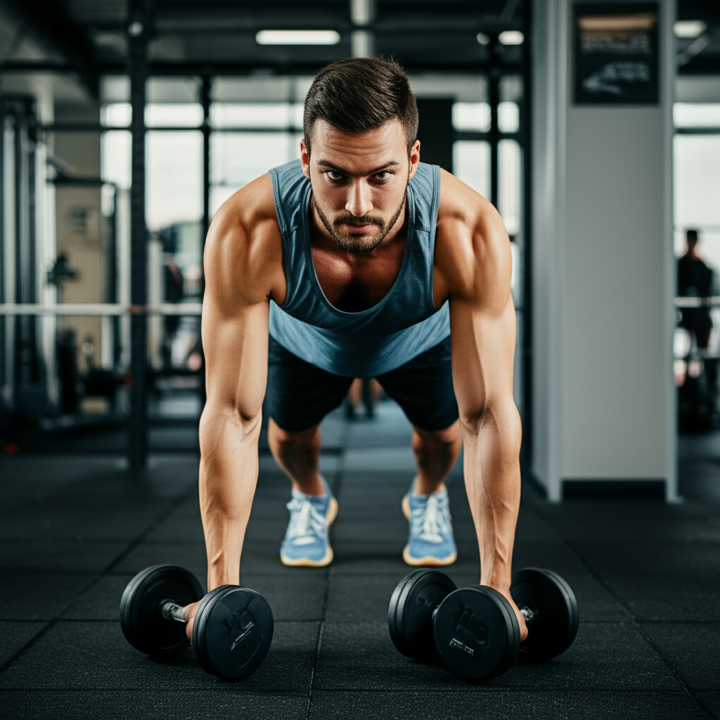 Generate a high-quality, relevant image prompt for an article about: Weight Loss for Men Workout: Pr