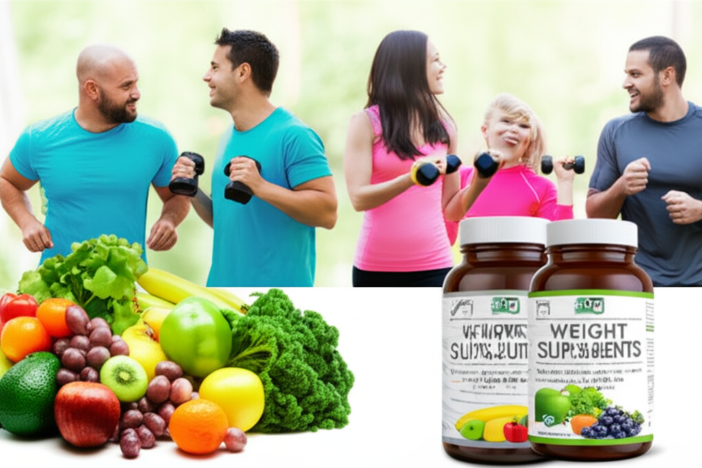 Generate a high-quality, relevant image prompt for an article about: Weight Loss Supplements For Men