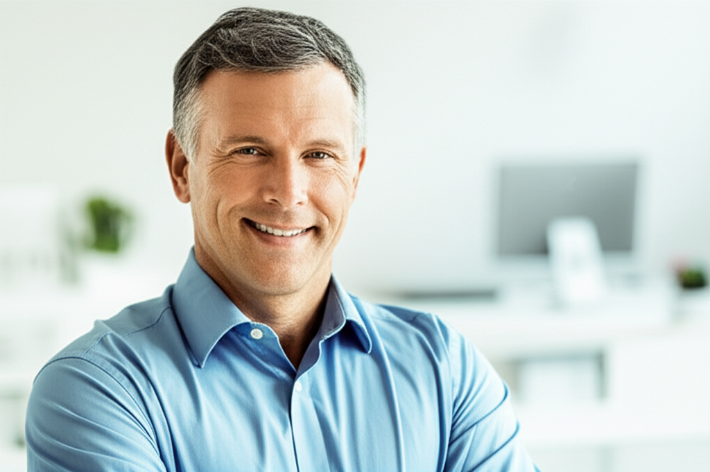 Generate a high-quality, relevant image prompt for an article about: Weight Loss Injections For Men