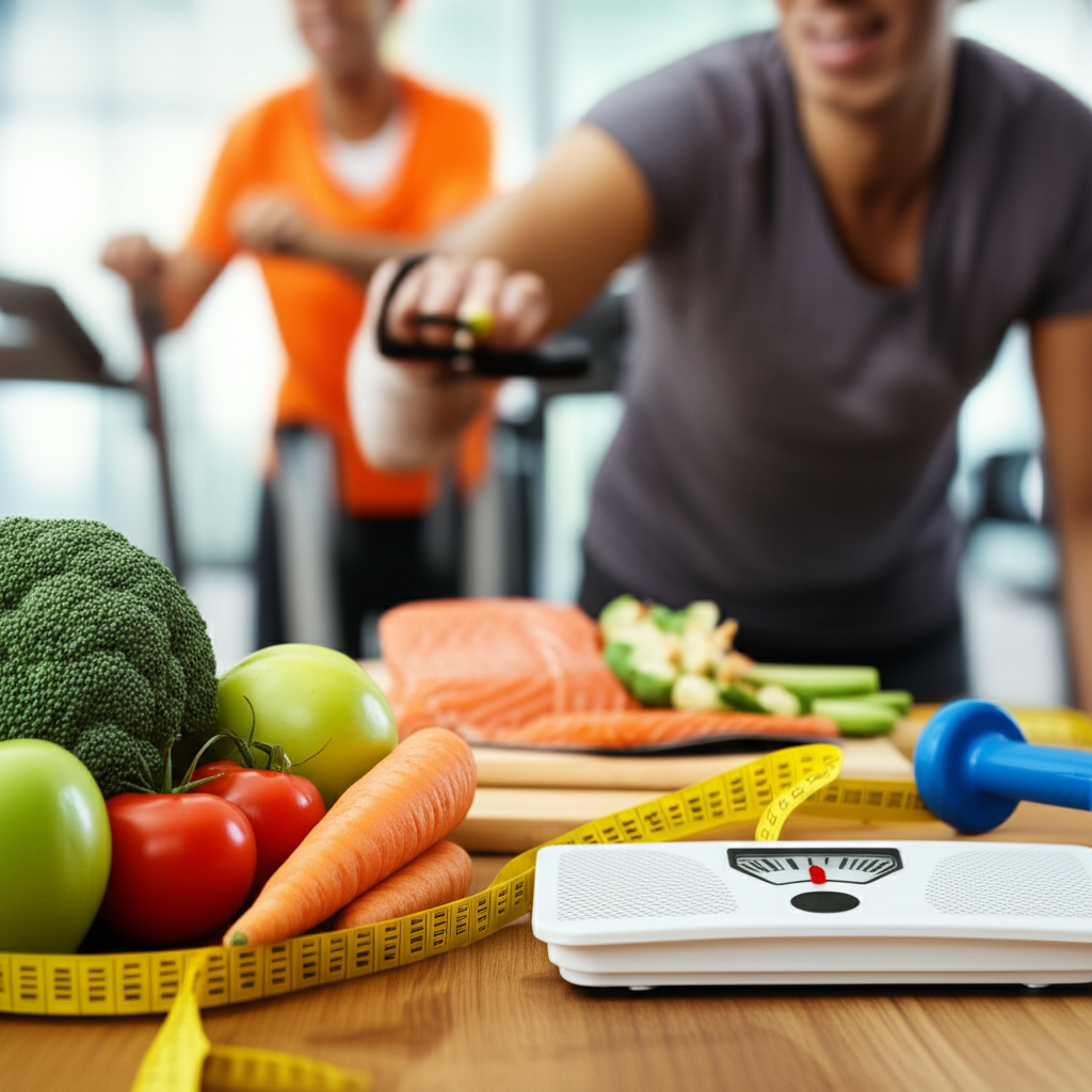 Generate a high-quality, relevant image prompt for an article about: Weight Loss Men Fast: Essential