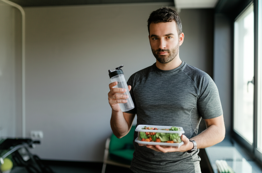Generate a high-quality, relevant image prompt for an article about: Weight Loss For Men Over 30: Es