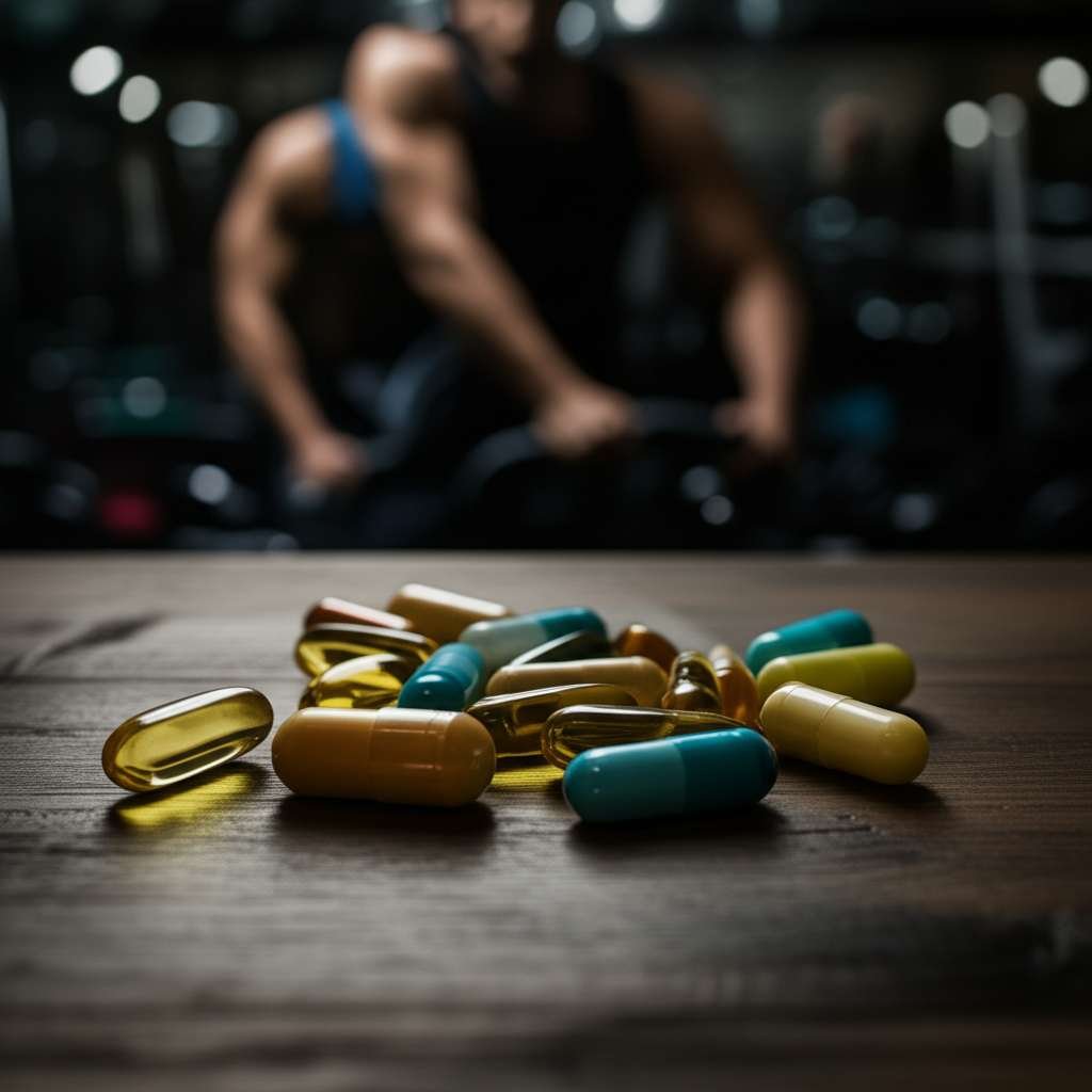 Generate a high-quality, relevant image prompt for an article about: Vitamins For Weight Loss Men: E