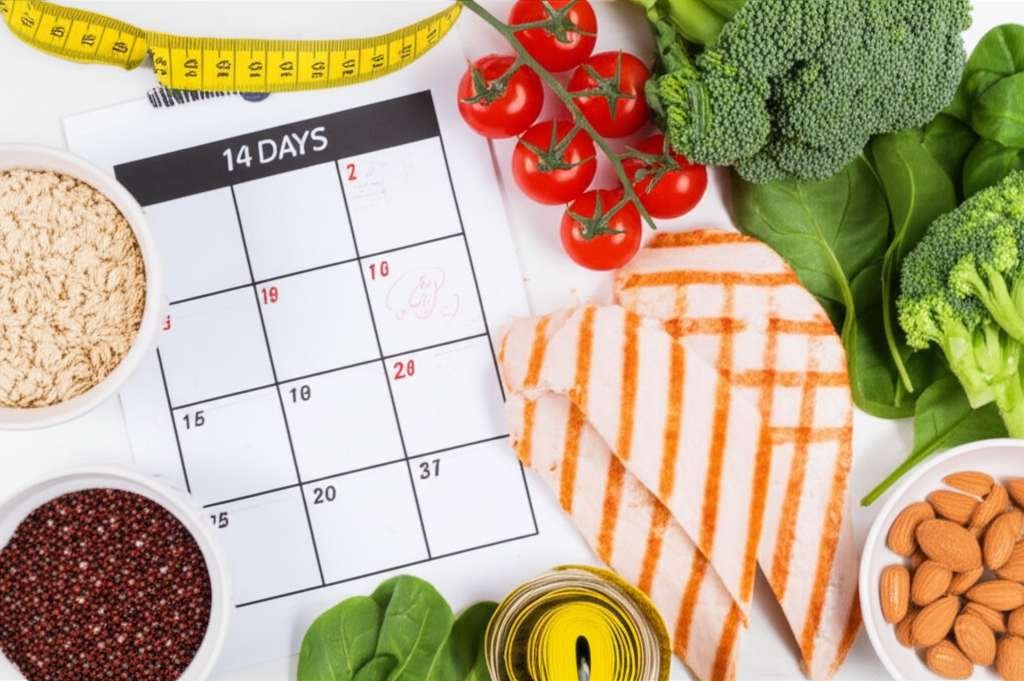 Generate a high-quality, relevant image prompt for an article about: 14 Day Diet Plan For Weight Los