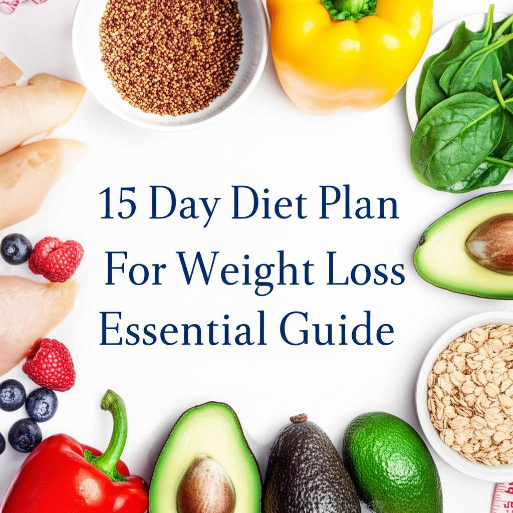 Generate a high-quality, relevant image prompt for an article about: 15 Day Diet Plan For Weight Los