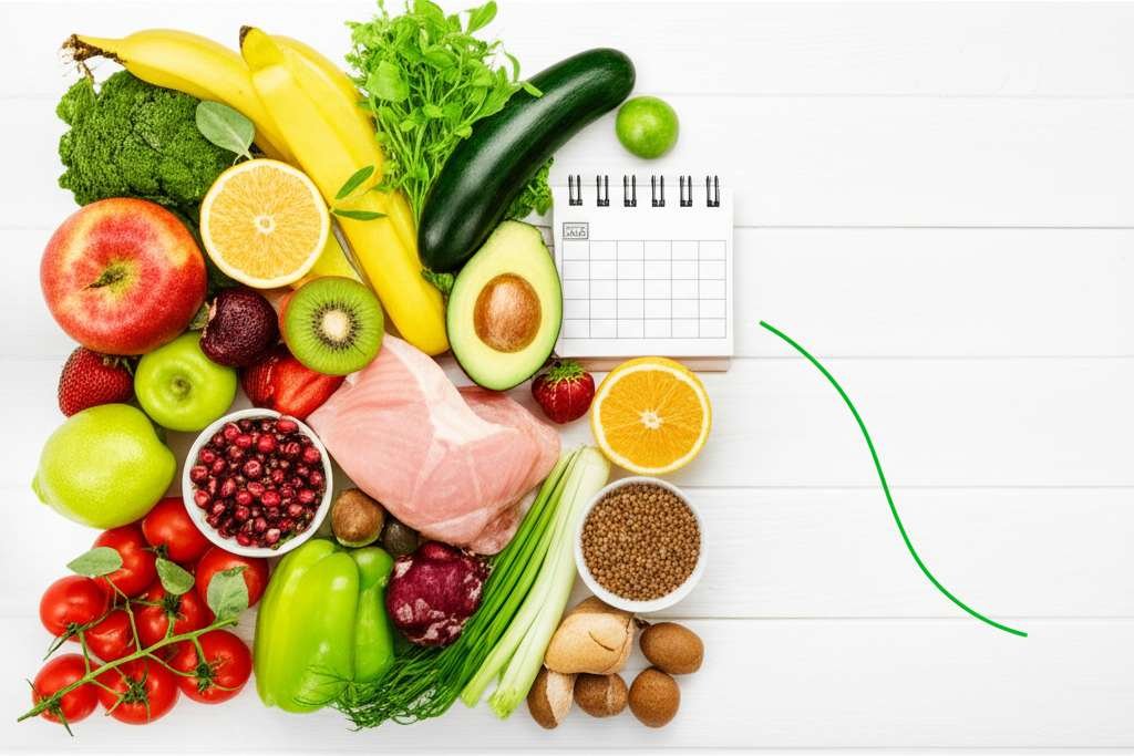 Generate a high-quality, relevant image prompt for an article about: 21 Day Meal Plan For Weight Los