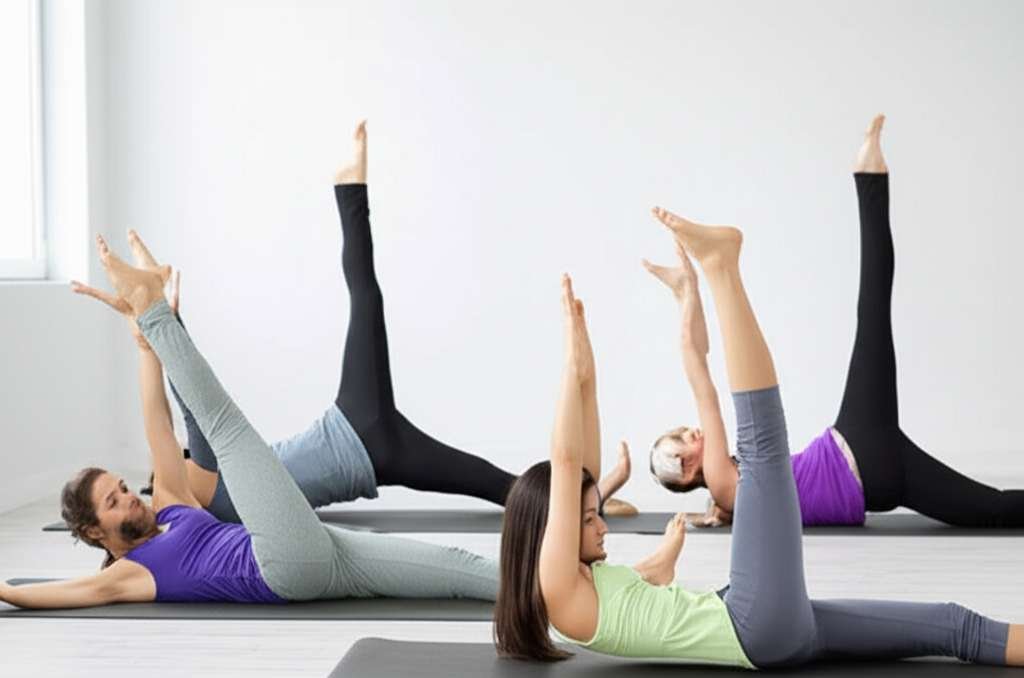 Generate a high-quality, relevant image prompt for an article about: 10 Best Yoga Exercises: Effortl