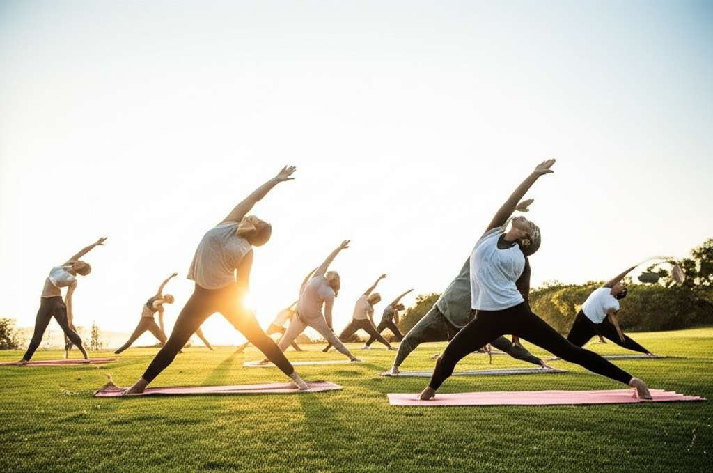 Generate a high-quality, relevant image prompt for an article about: 15 Yoga Poses For Full Body Wei
