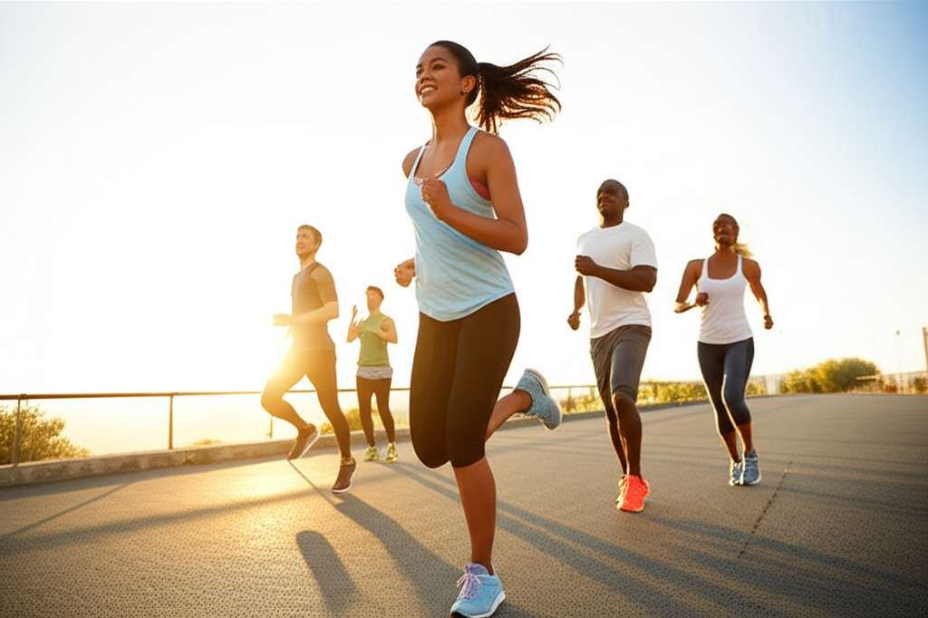 Generate a high-quality, relevant image prompt for an article about: 7 Morning Cardio Routines For E
