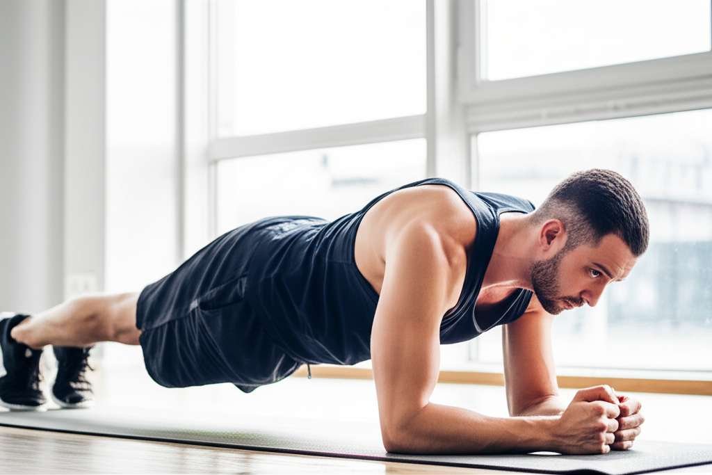 Generate a high-quality, relevant image prompt for an article about: 10 Morning Home Workouts For Me