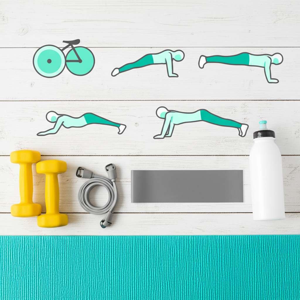 Generate a high-quality, relevant image prompt for an article about: 12 Morning Ab Exercises: Essent