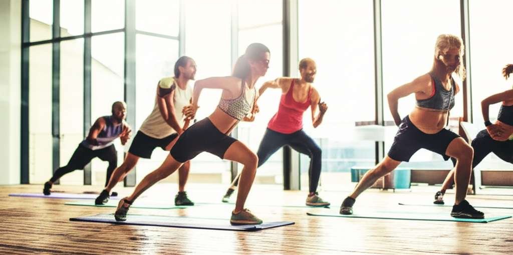 Generate a high-quality, relevant image prompt for an article about: 15 Morning Workouts For Effortl