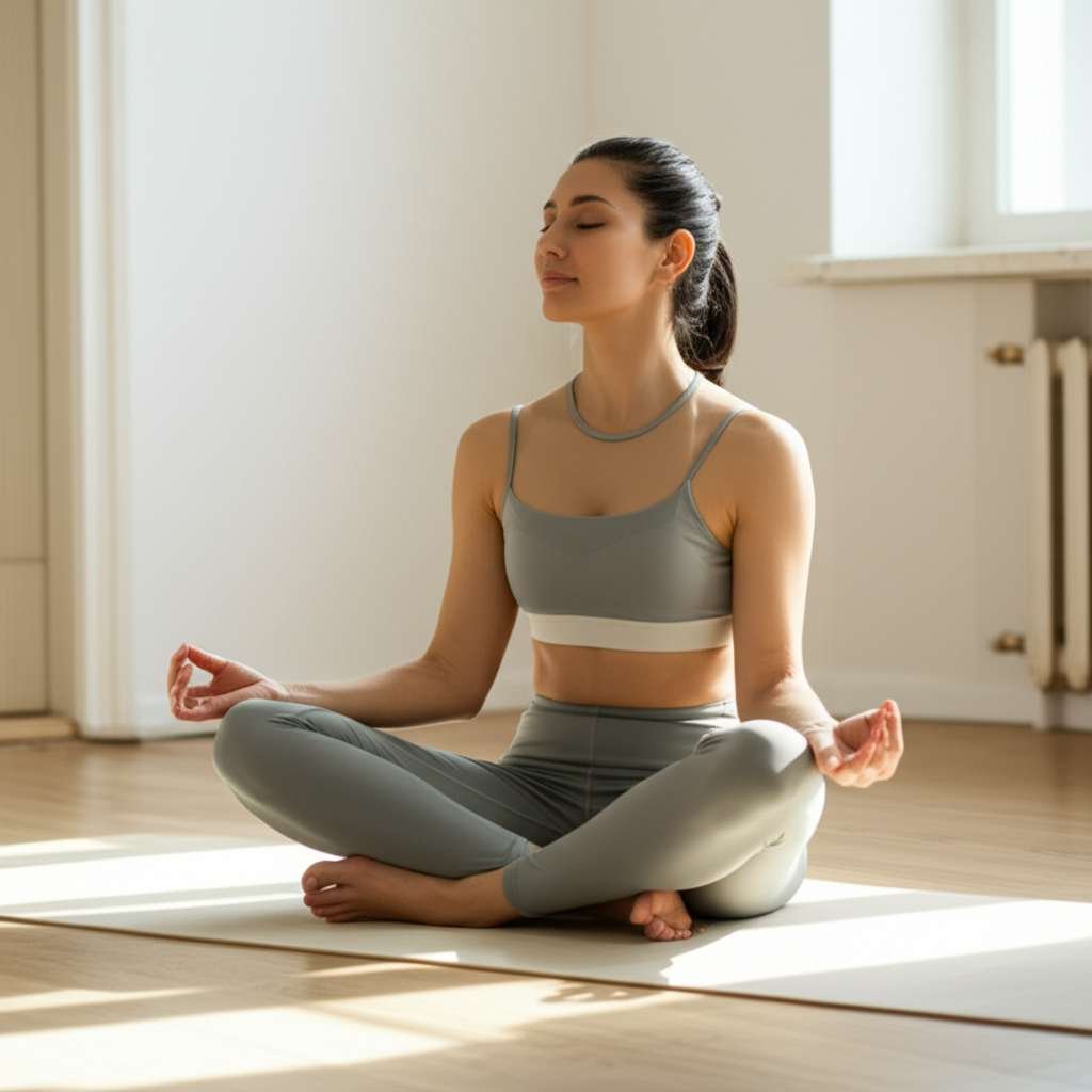 Generate a high-quality, relevant image prompt for an article about: 15 Morning Yoga Routines for **