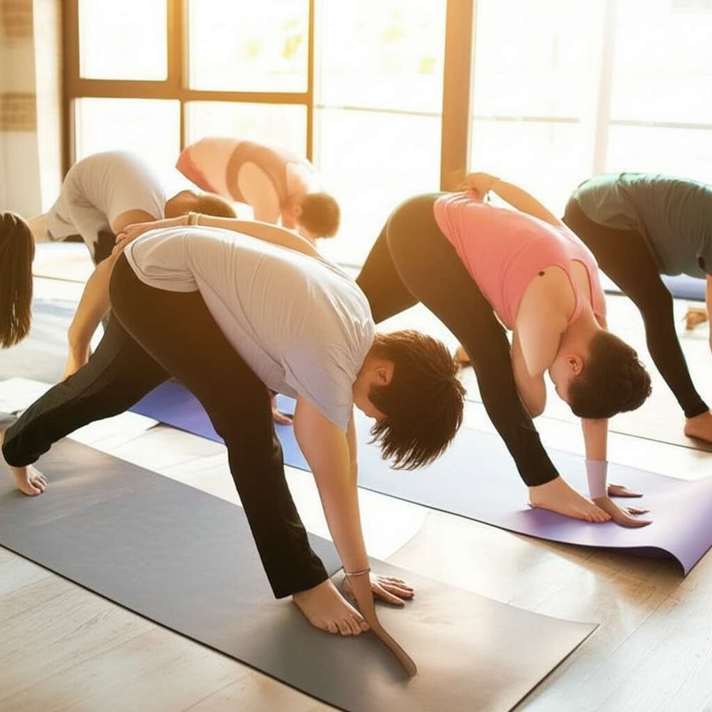 Generate a high-quality, relevant image prompt for an article about: 20 Morning Yoga Flows: Effortle