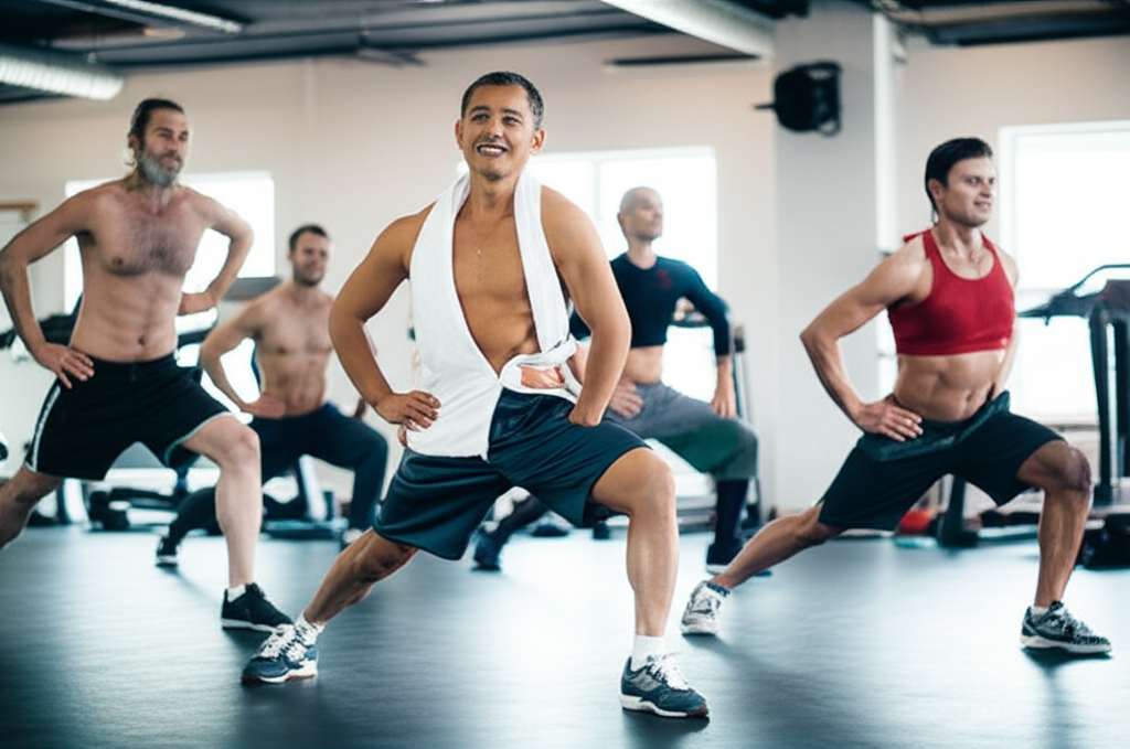 Generate a high-quality, relevant image prompt for an article about: 5 Best Exercises For Men To Los