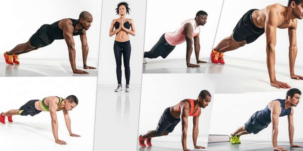 Generate a high-quality, relevant image prompt for an article about: 5 Home Workouts For Men: Burn F