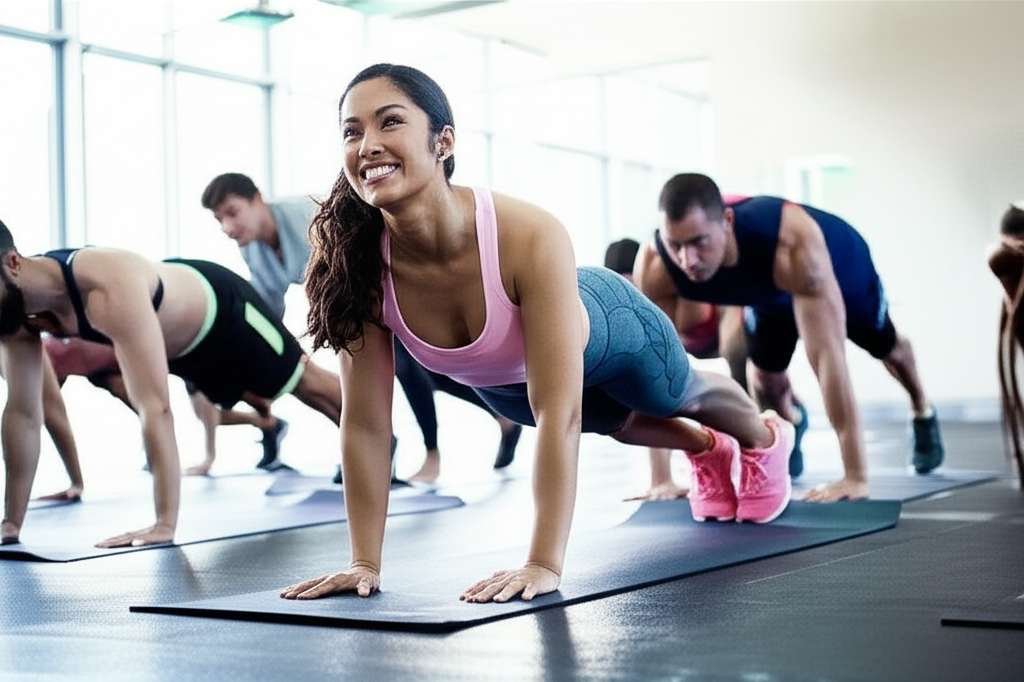 Generate a high-quality, relevant image prompt for an article about: 7 Best Workouts: Lose Belly Fat