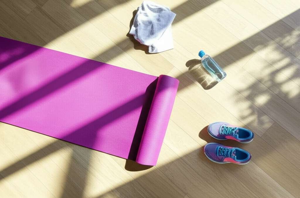 Generate a high-quality, relevant image prompt for an article about: 7 Home Workouts: Effortless Bel