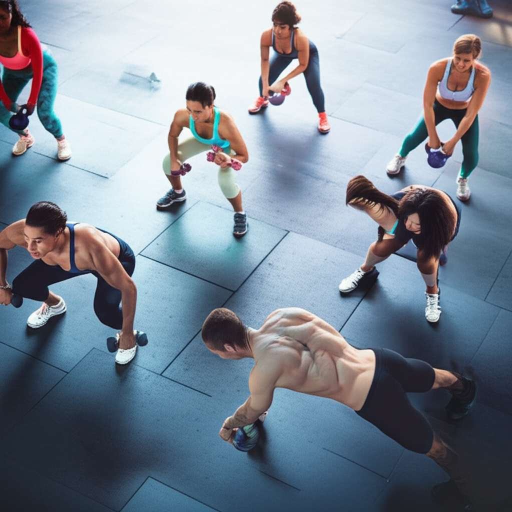 Generate a high-quality, relevant image prompt for an article about: 10 Strength Workouts: Effortles