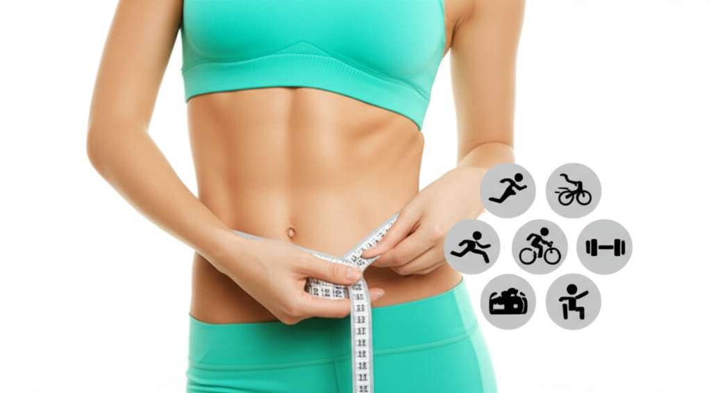Generate a high-quality, relevant image prompt for an article about: 12 Best Exercises: Burn Belly F