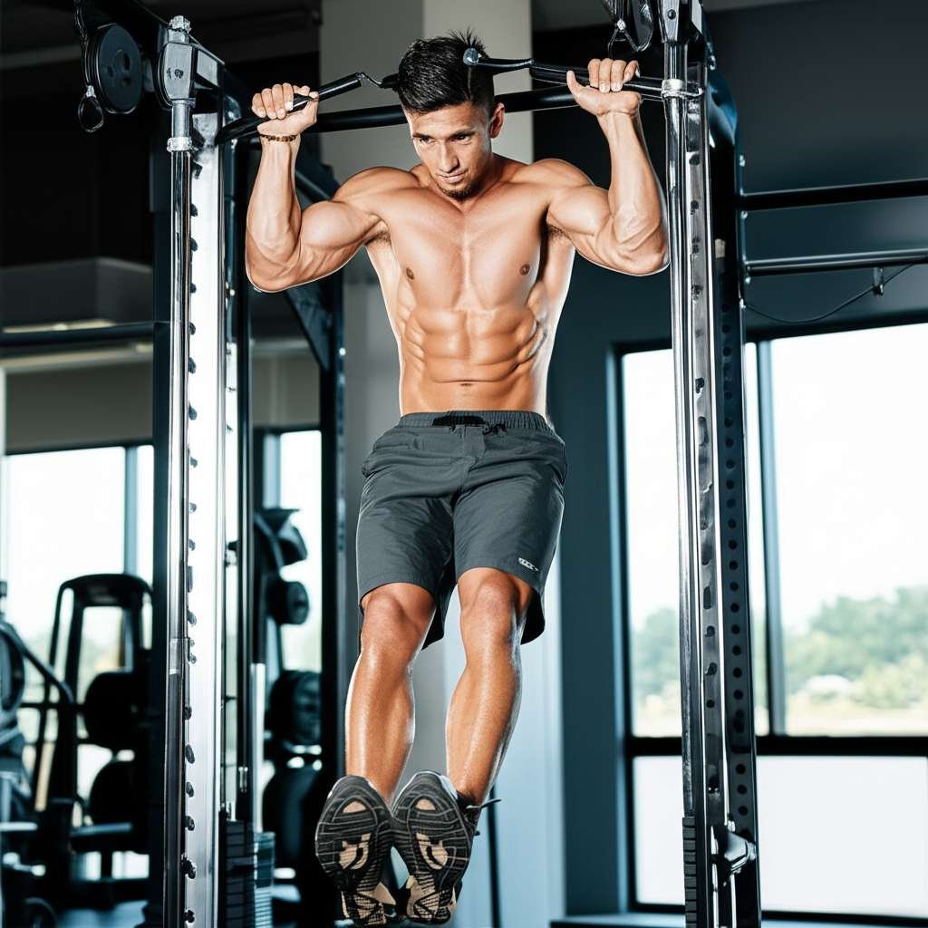 Generate a high-quality, relevant image prompt for an article about: 15 Ab Exercises For Men: Ultima