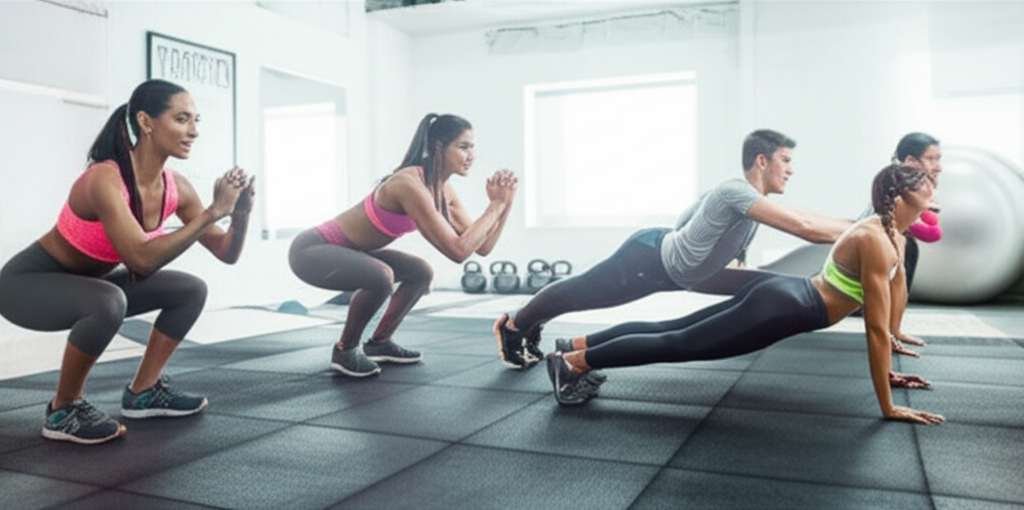 Generate a high-quality, relevant image prompt for an article about: 15 Full Body Exercises: Essenti