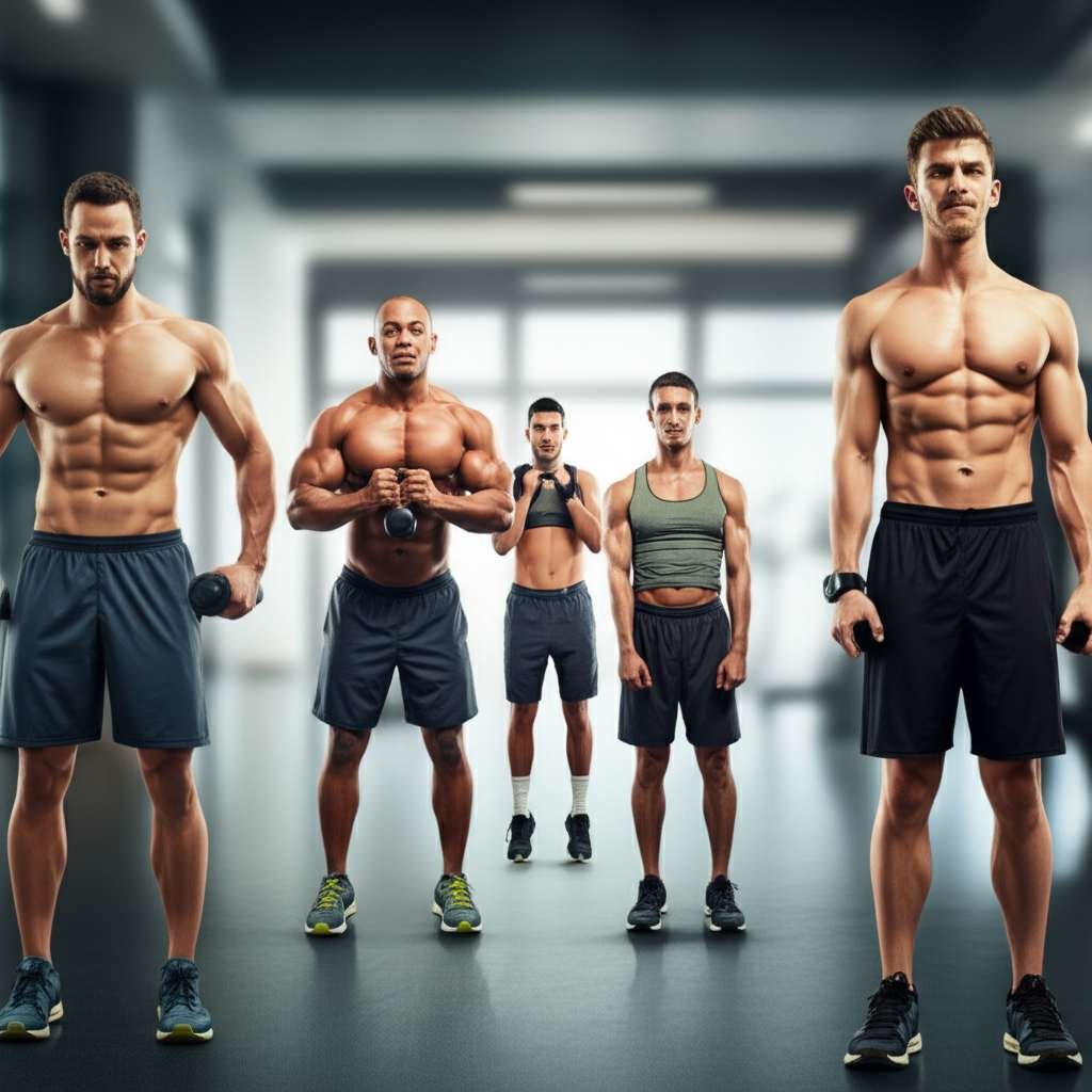 Generate a high-quality, relevant image prompt for an article about: 20 Best Exercises For Men To Lo