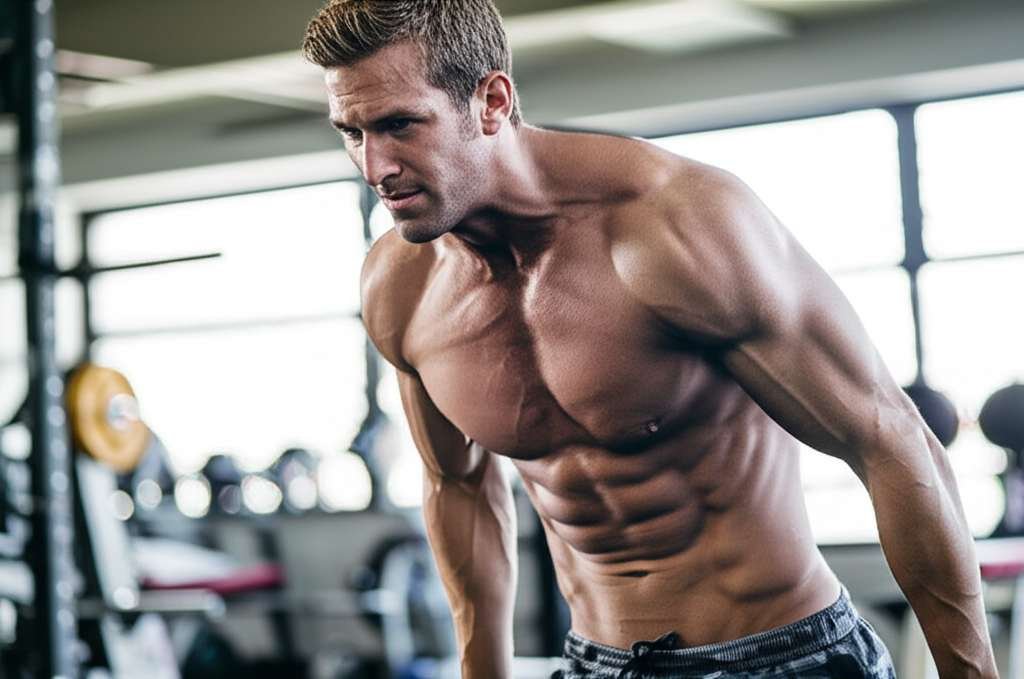 Generate a high-quality, relevant image prompt for an article about: 20 Full Body Workouts For Men: