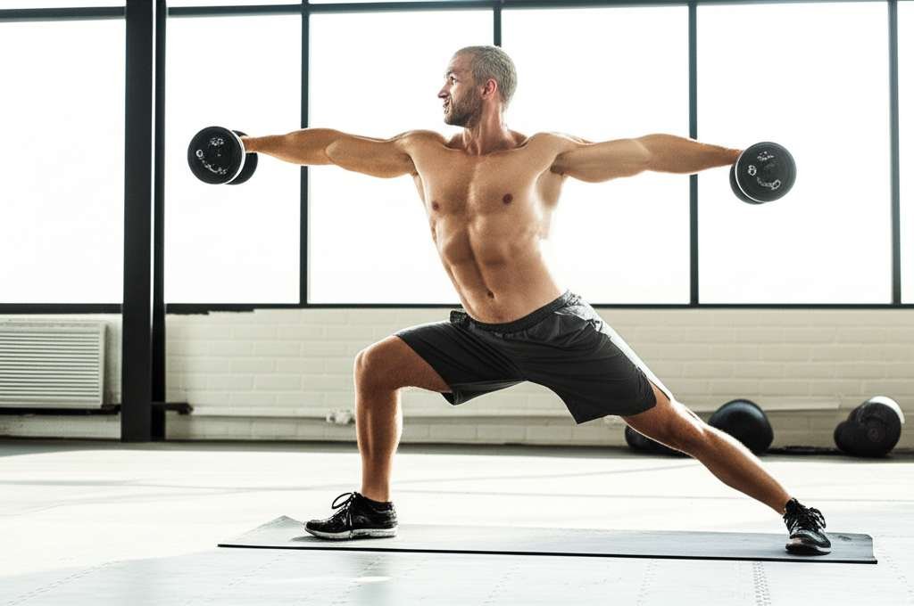 Generate a high-quality, relevant image prompt for an article about: 20 Strength & Yoga Workouts For