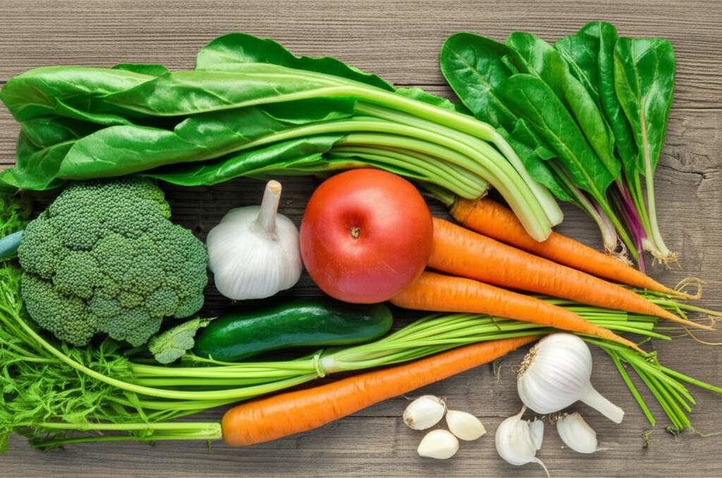 Generate a high-quality, relevant image prompt for an article about: 10 Best Vegetables For Fatty Li