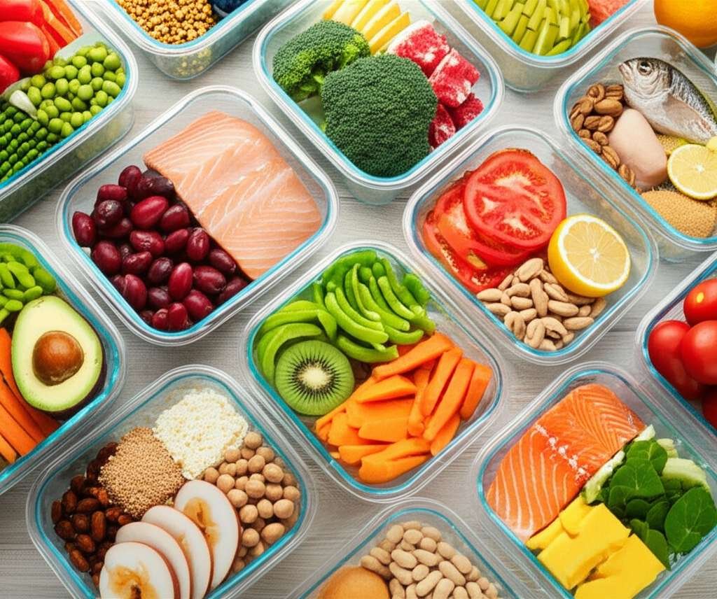 Generate a high-quality, relevant image prompt for an article about: 14 Day Balanced Diet Meal Plan: