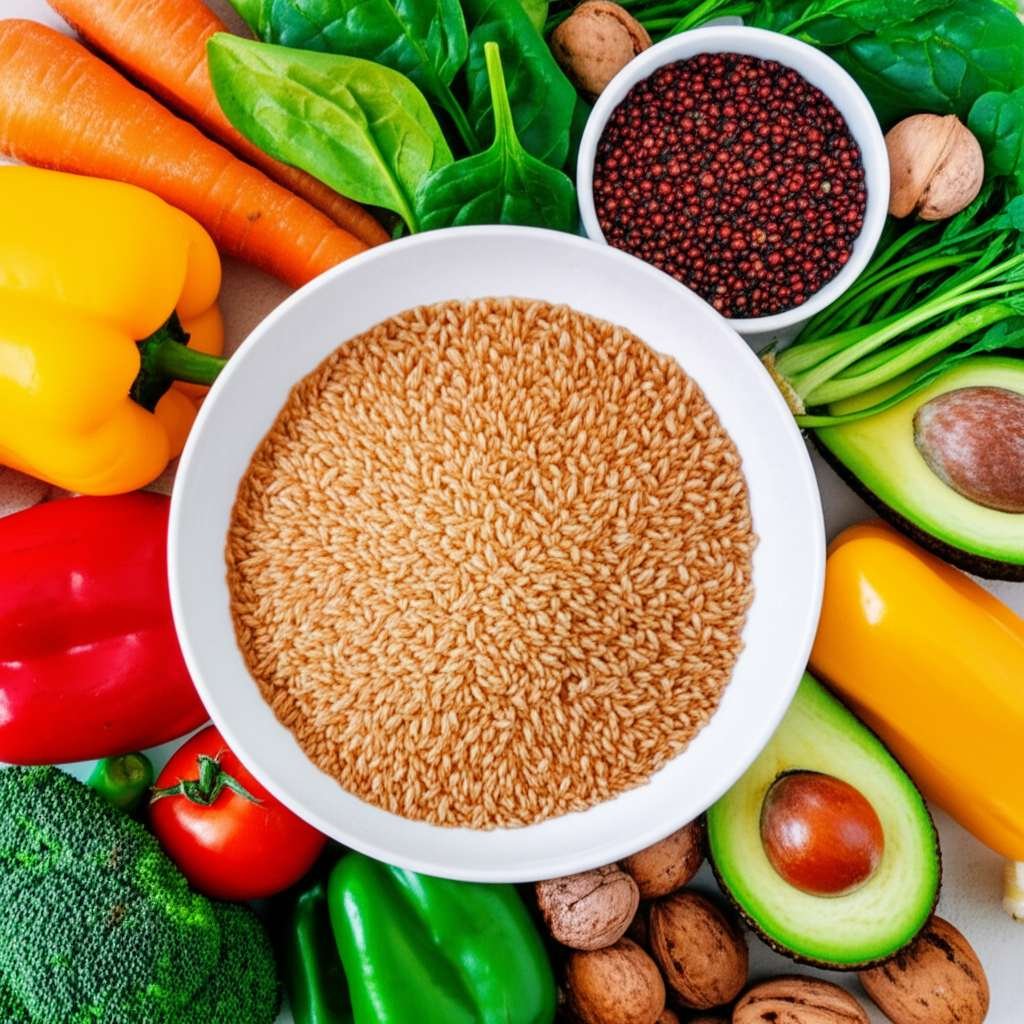 Generate a high-quality, relevant image prompt for an article about: 21 Day Vegetarian Meal Plan: Es